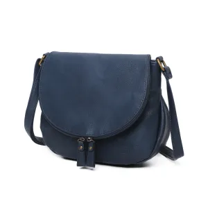 The Original Vegan Leather Shoulder Bag | Dark Blue