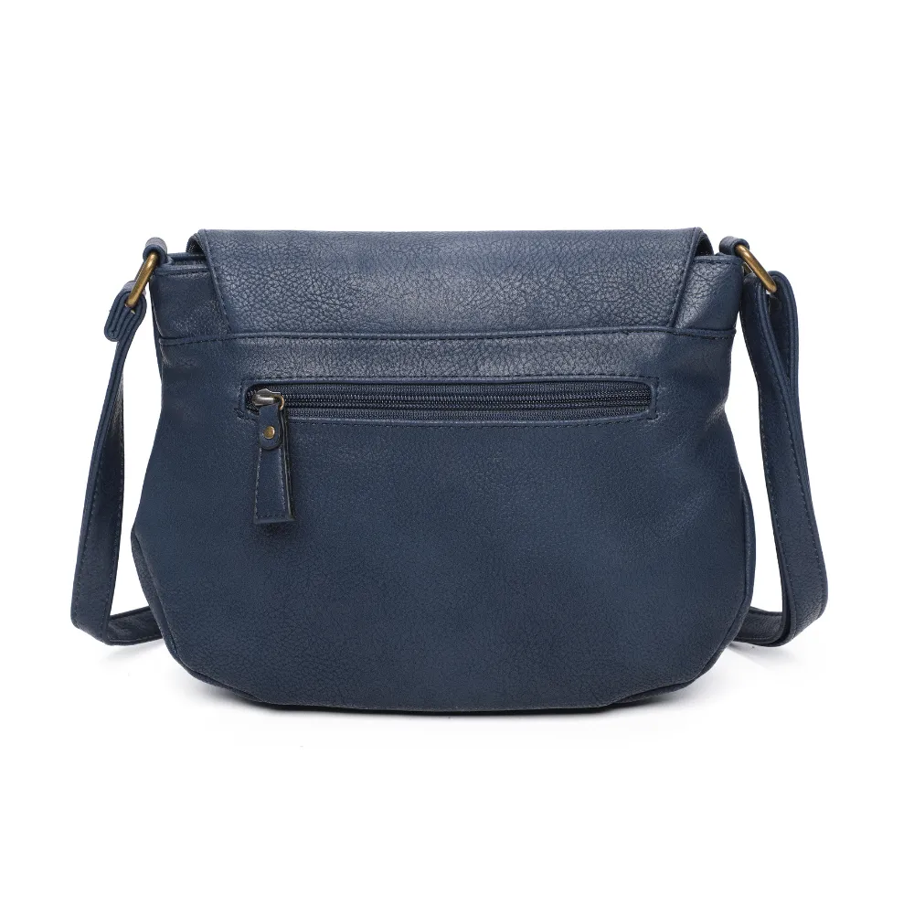The Original Vegan Leather Shoulder Bag | Dark Blue