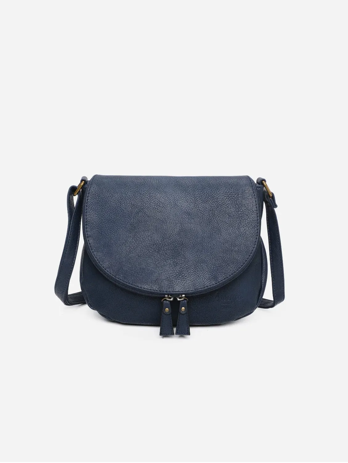 The Original Vegan Leather Shoulder Bag | Dark Blue