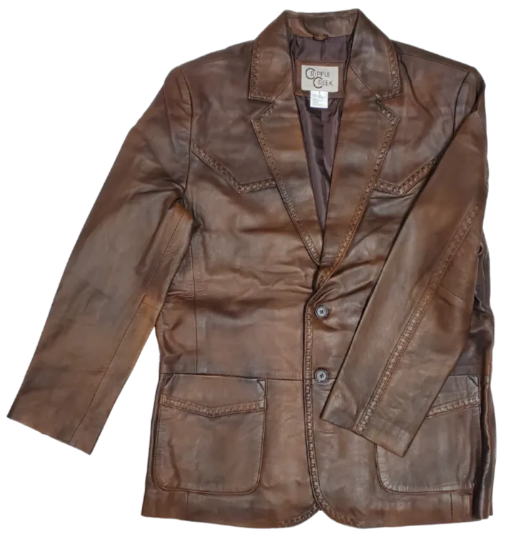 The "Cassidy" Western Boot Stitch Blazer Jacket CLOSEOUT