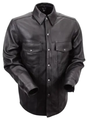 The "Milestone" Leather Riding Shirt