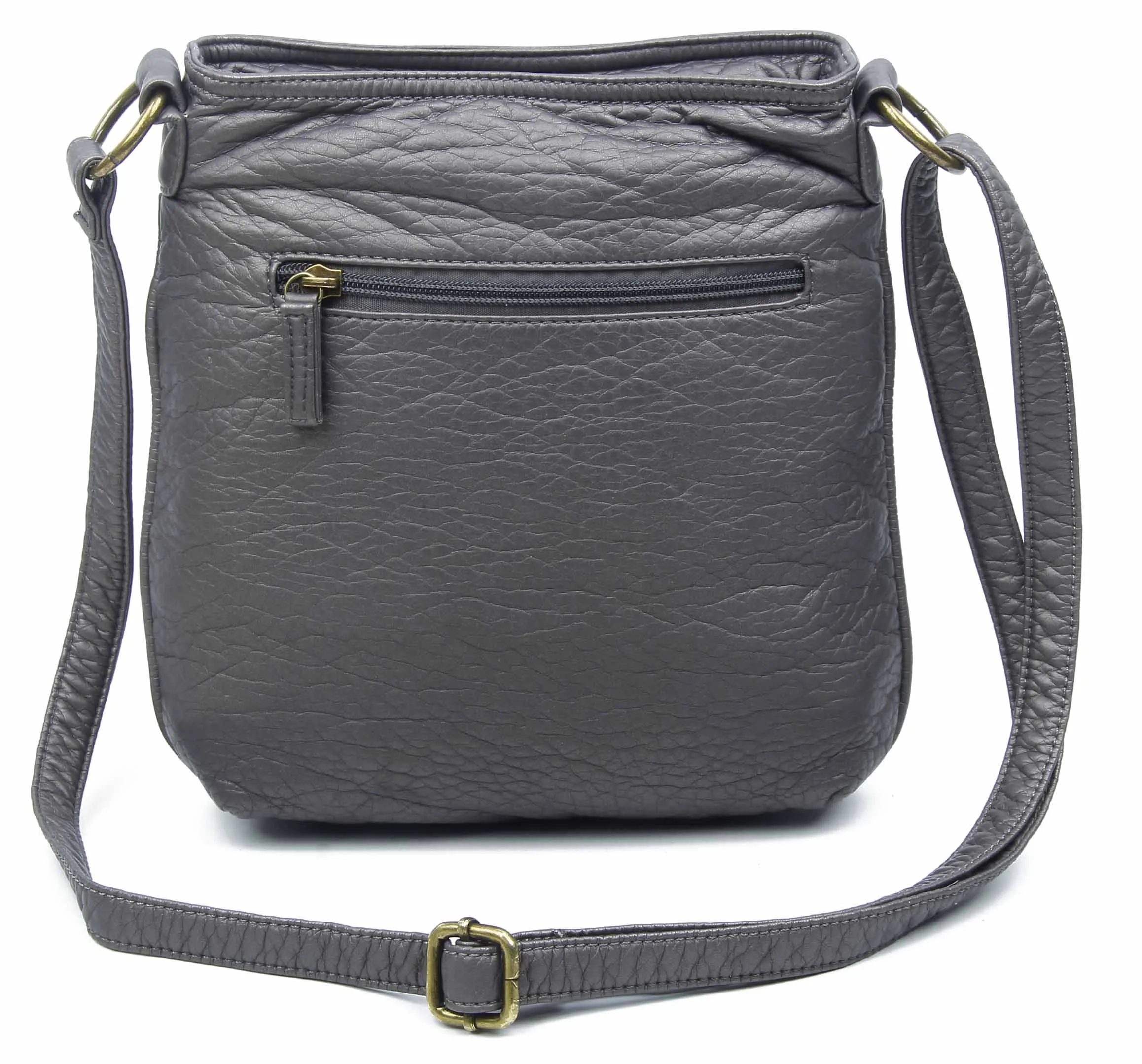 The Willa Crossbody - Dark Silver
