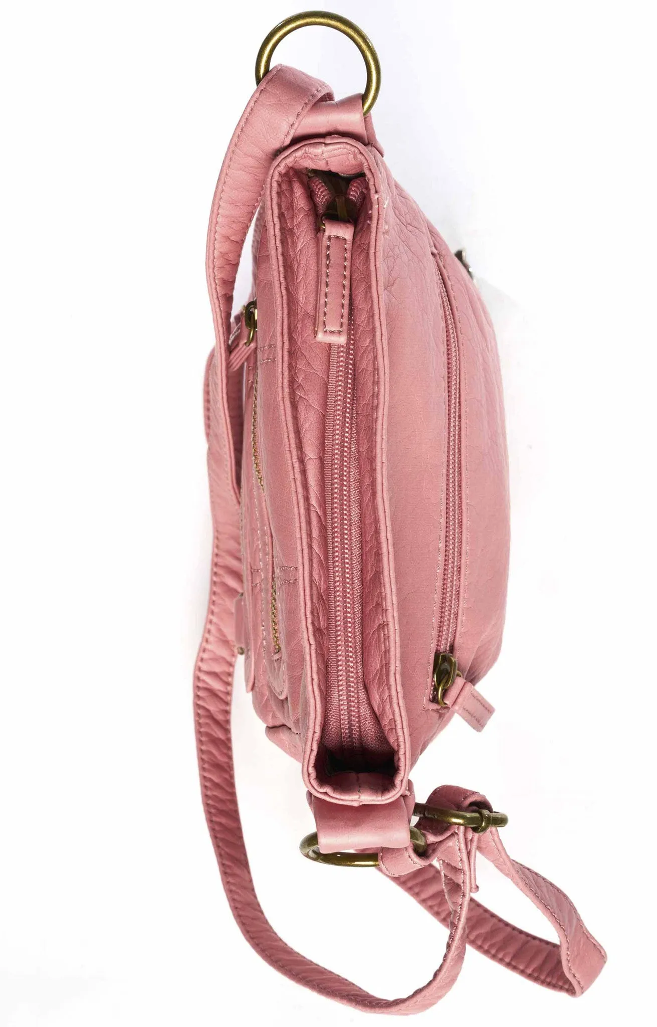 The Willa Crossbody - Rose Pink