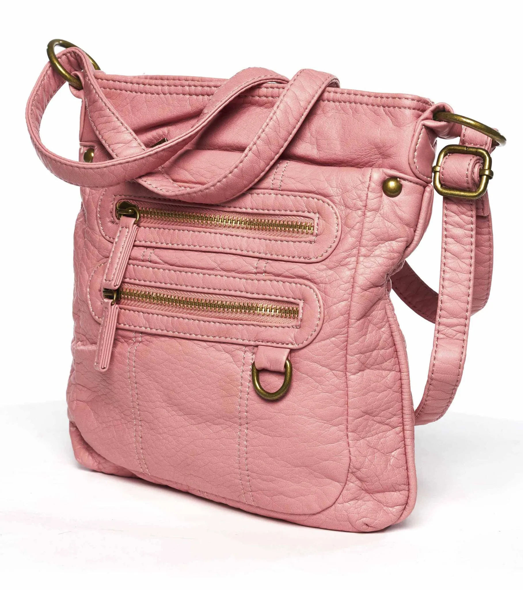 The Willa Crossbody - Rose Pink