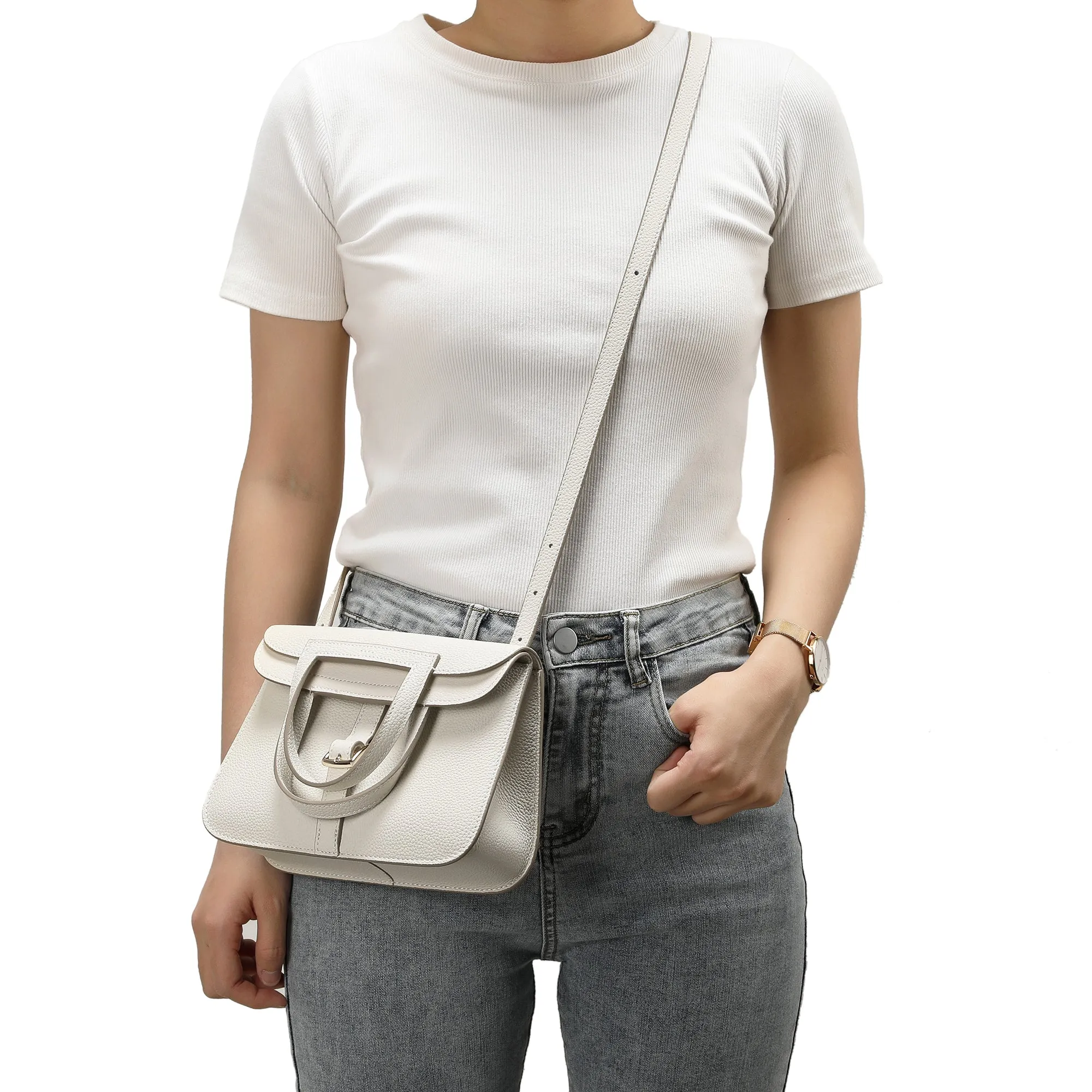 Tiffany & Fred  Full-grain soft leather Crossbody