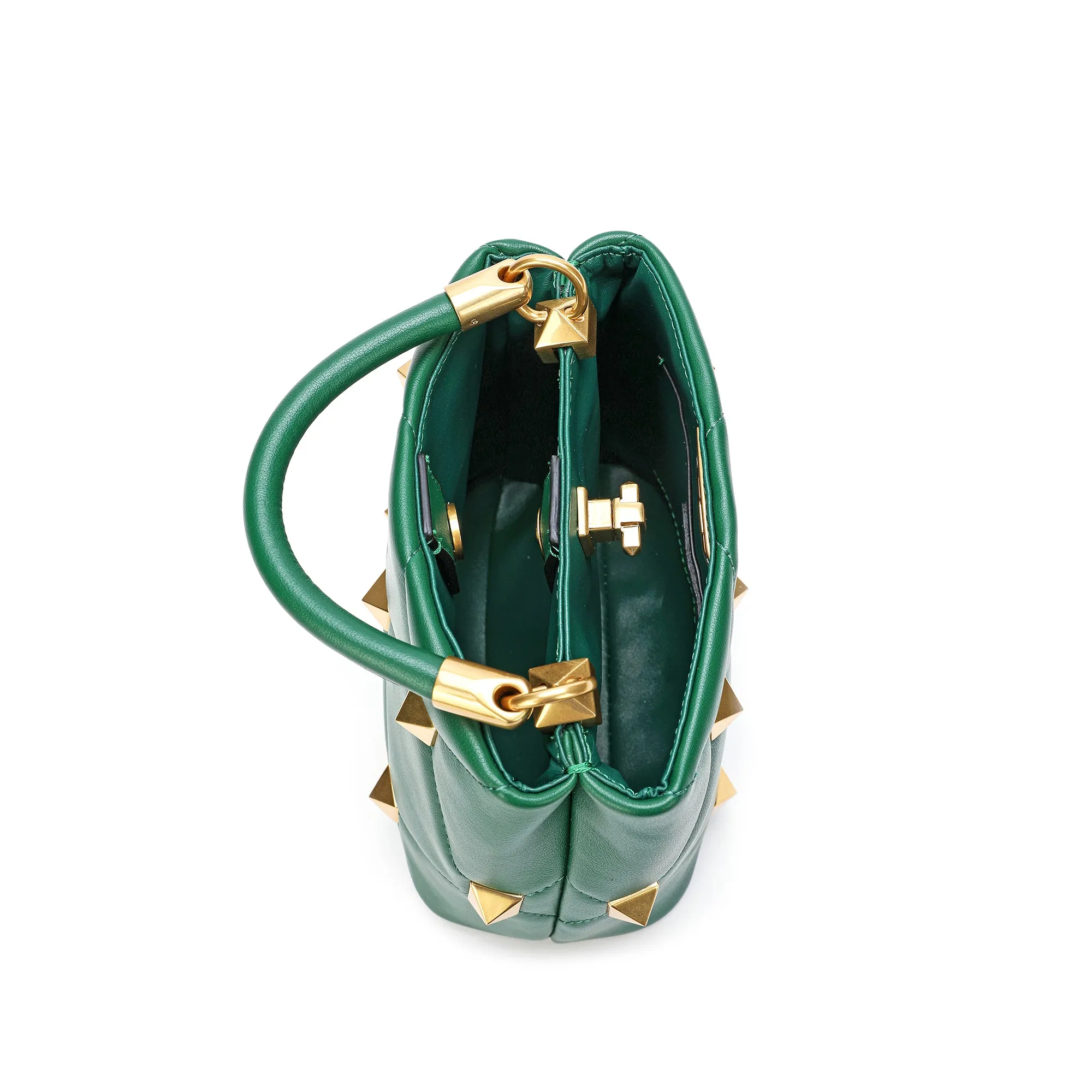 Tiffany & Fred Quilted Sheepskin Leather Crossbody/Shoulder Bag