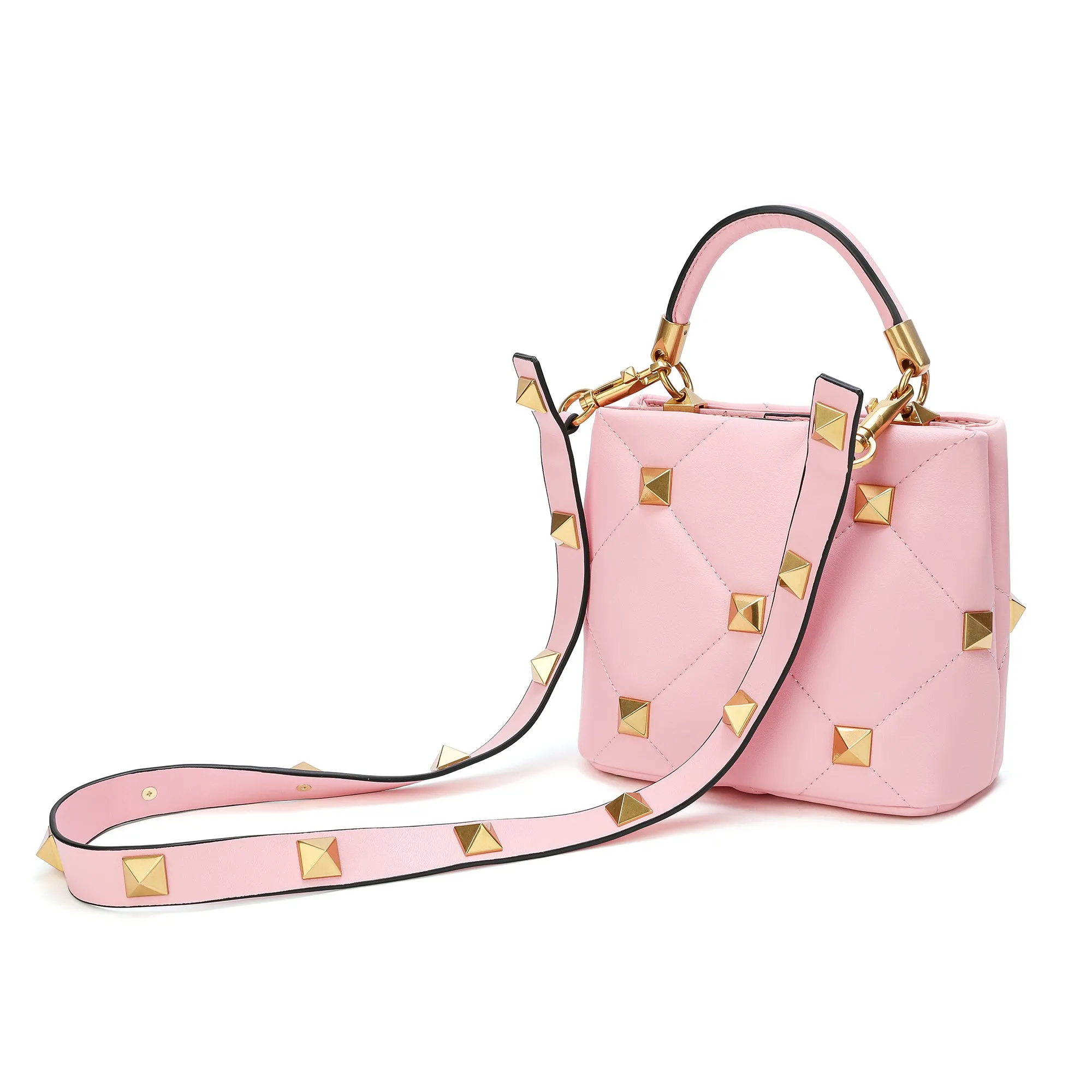 Tiffany & Fred Quilted Sheepskin Leather Crossbody/Shoulder Bag