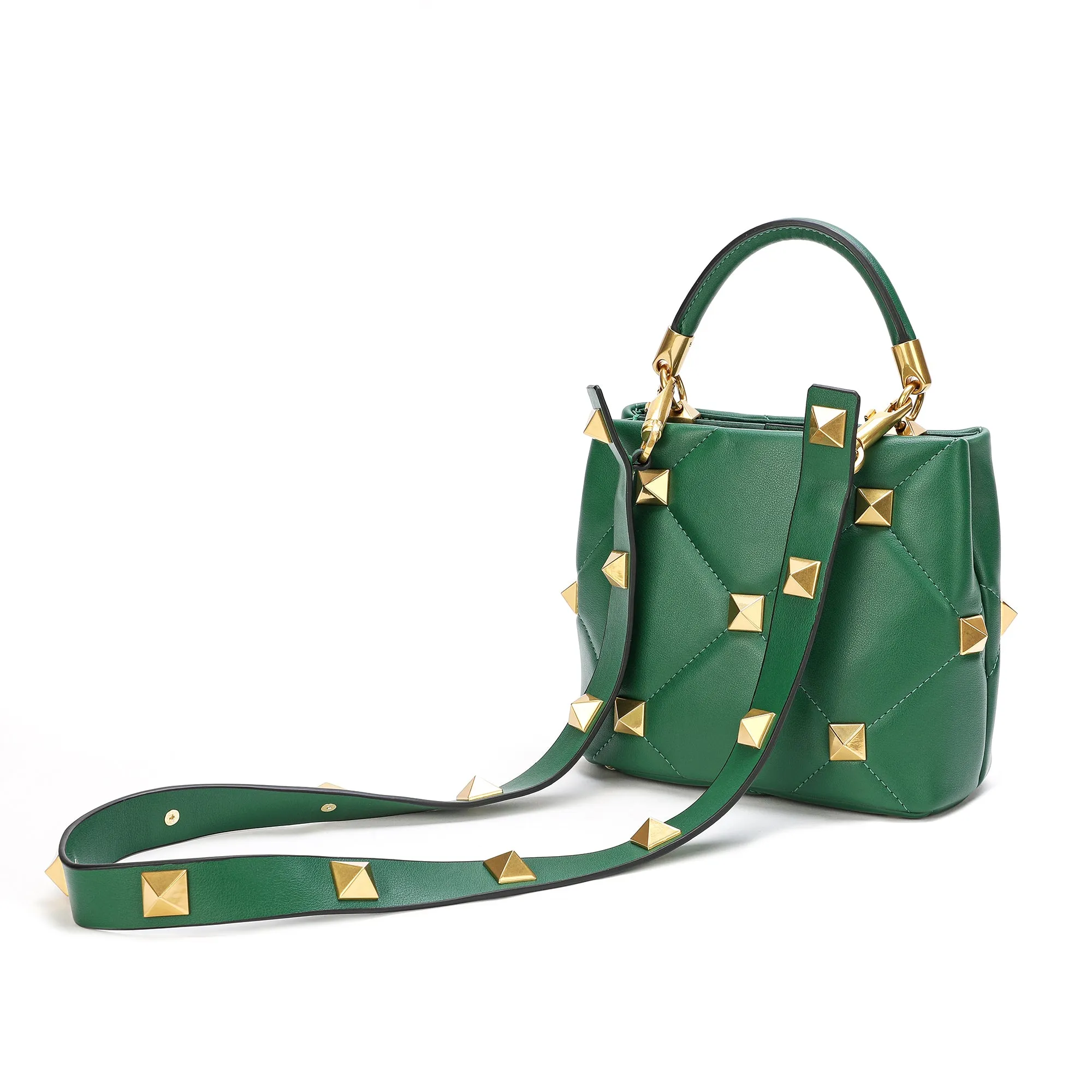 Tiffany & Fred Quilted Sheepskin Leather Crossbody/Shoulder Bag