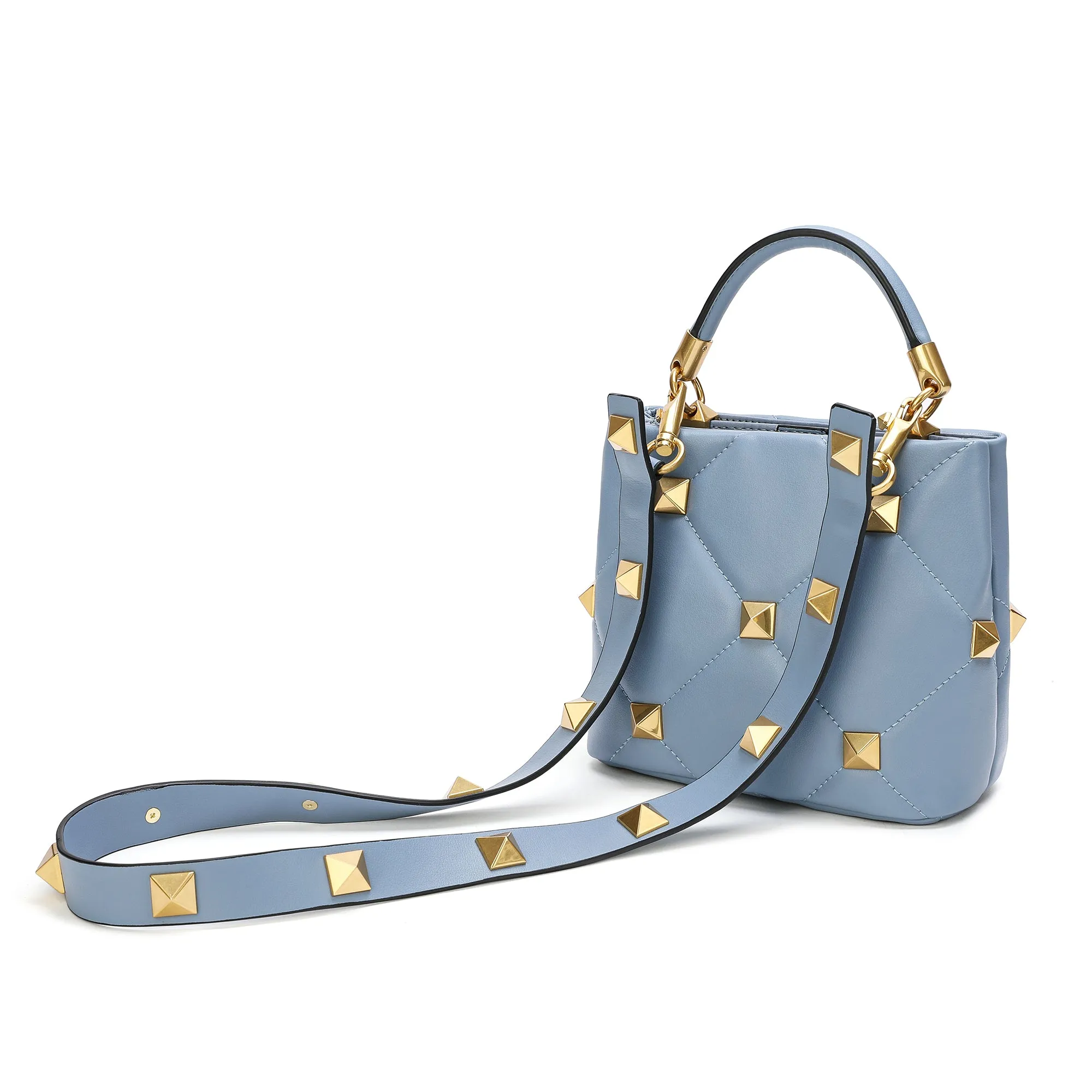 Tiffany & Fred Quilted Sheepskin Leather Crossbody/Shoulder Bag