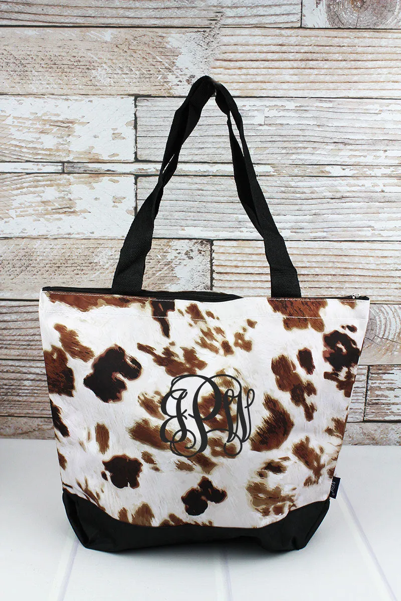 Till The Cows Come Home with Black Trim Tote Bag