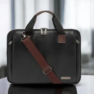 Timeless Unity Laptop Messenger Bag - Black