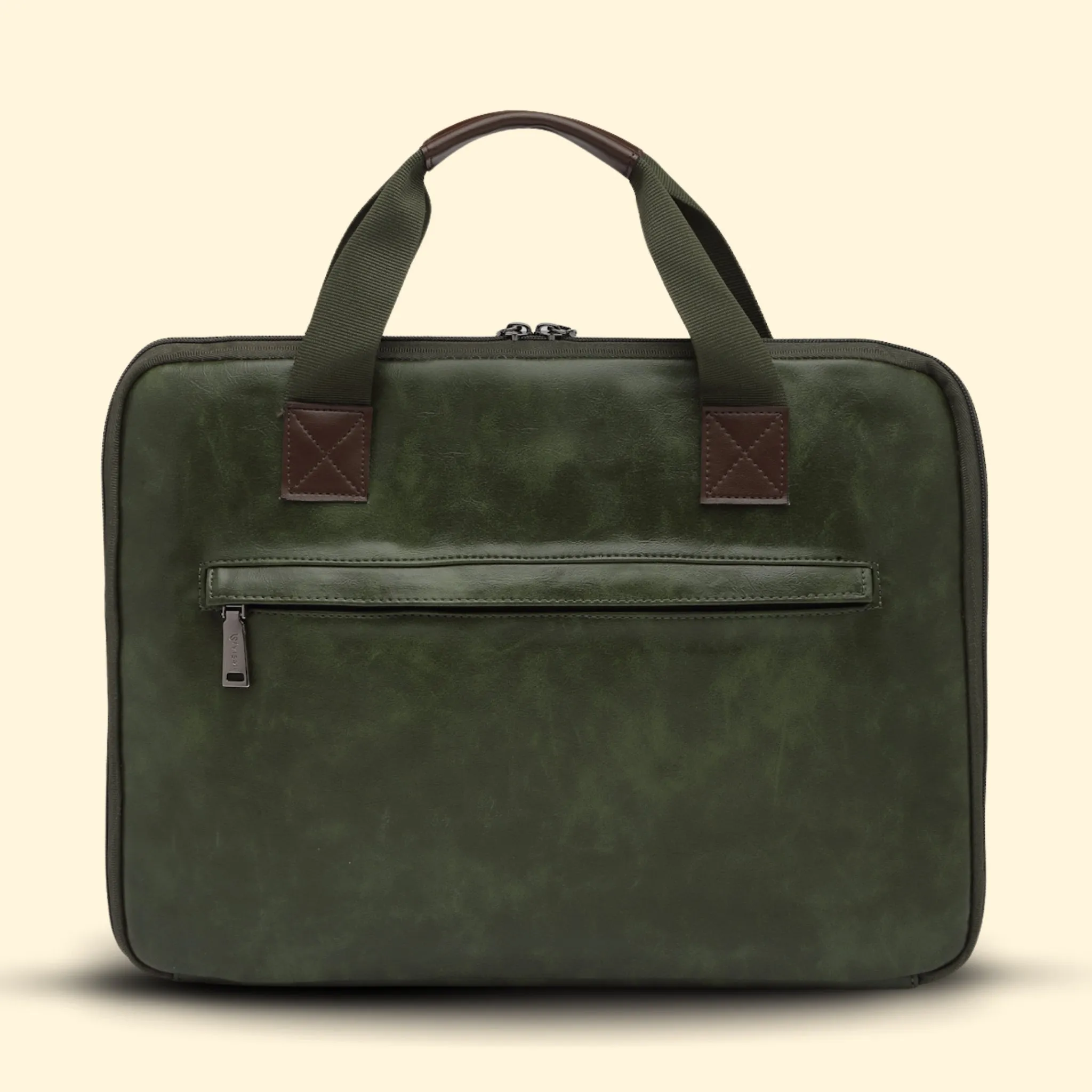 Timeless Unity Laptop Messenger Bag - Olive Green