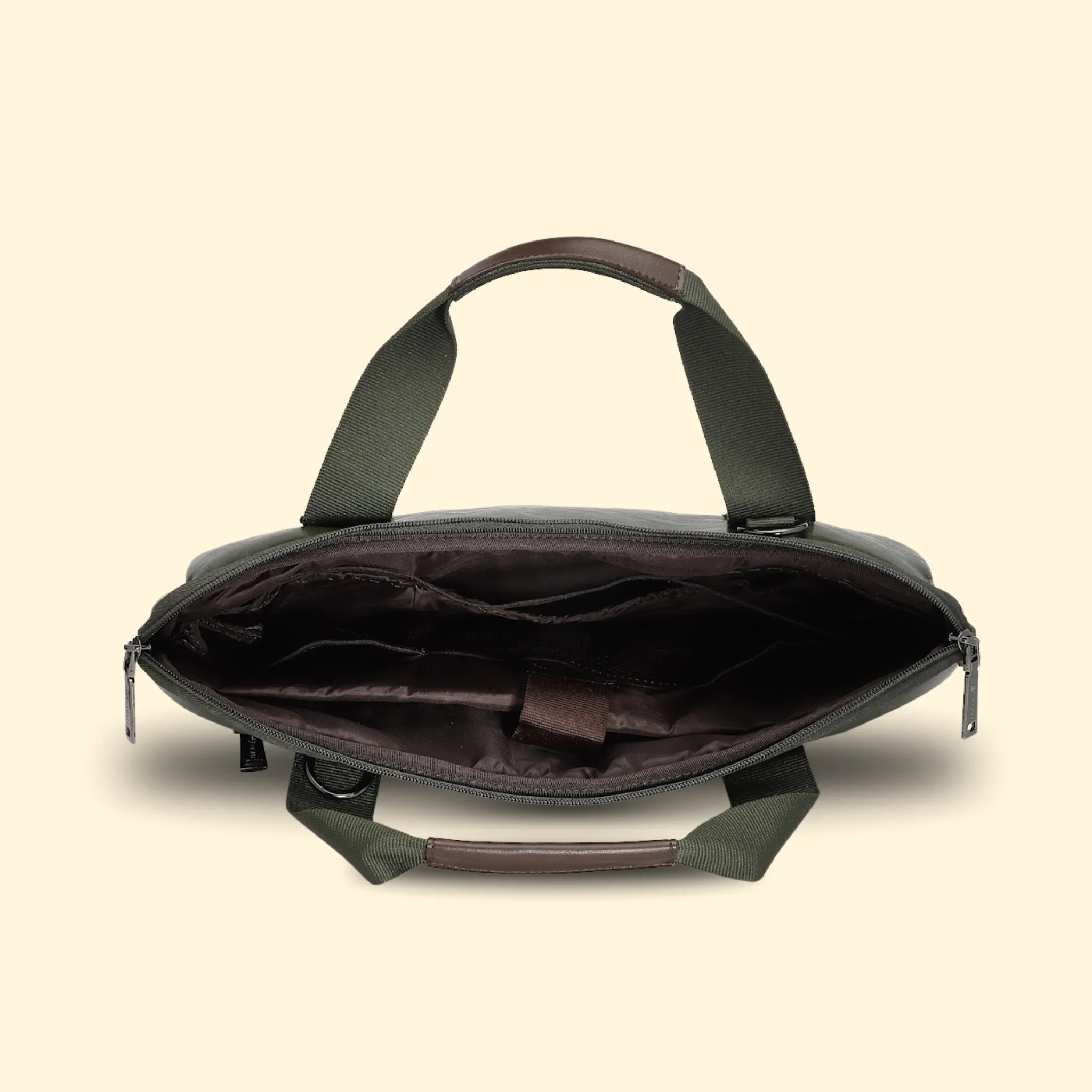 Timeless Unity Laptop Messenger Bag - Olive Green