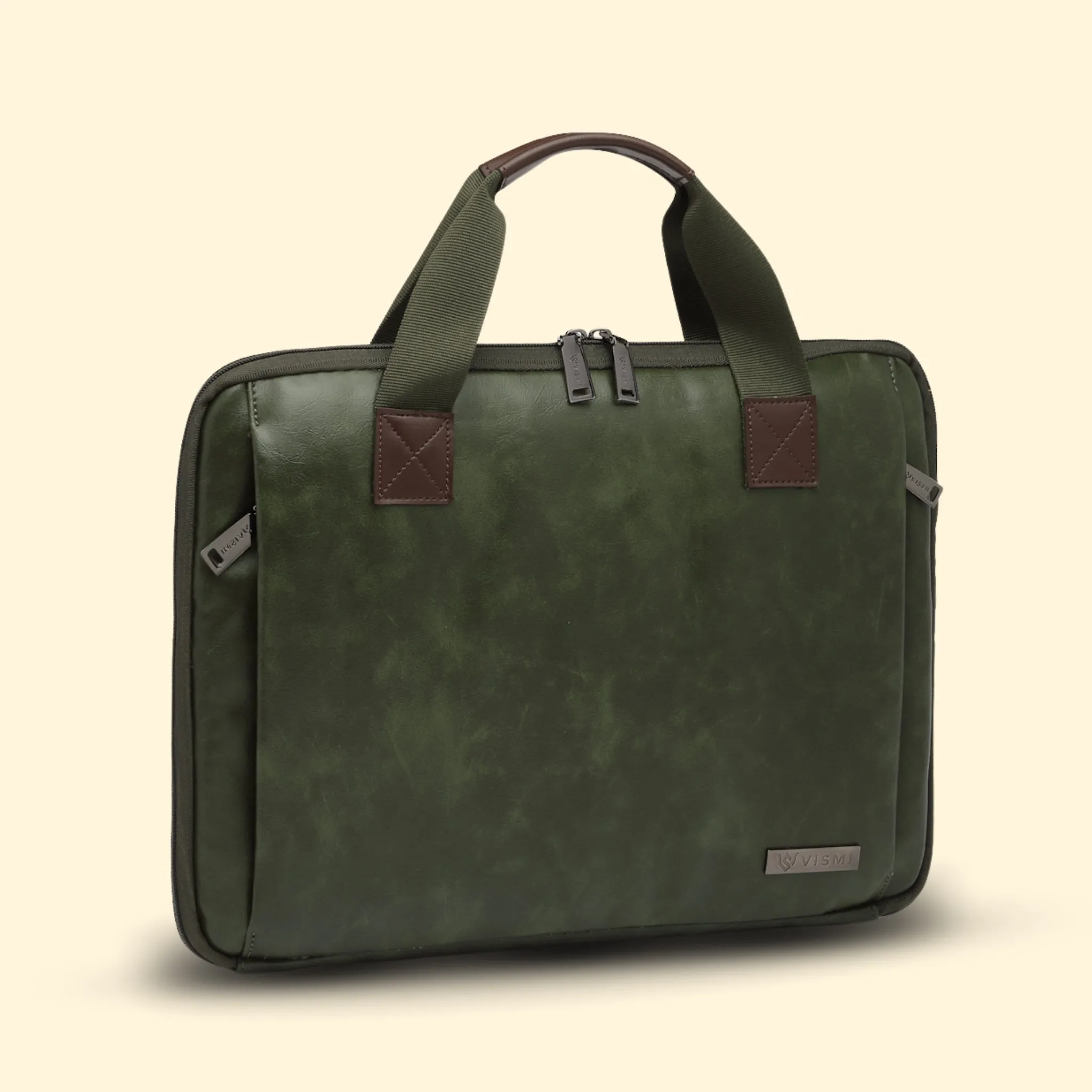 Timeless Unity Laptop Messenger Bag - Olive Green
