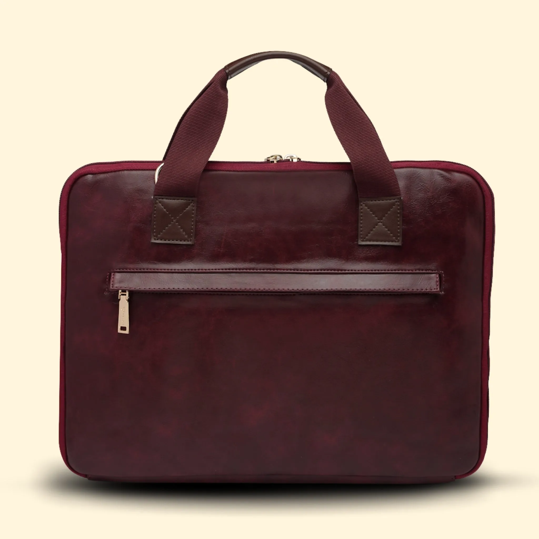 Timeless Unity Laptop Messenger Bag - Wine