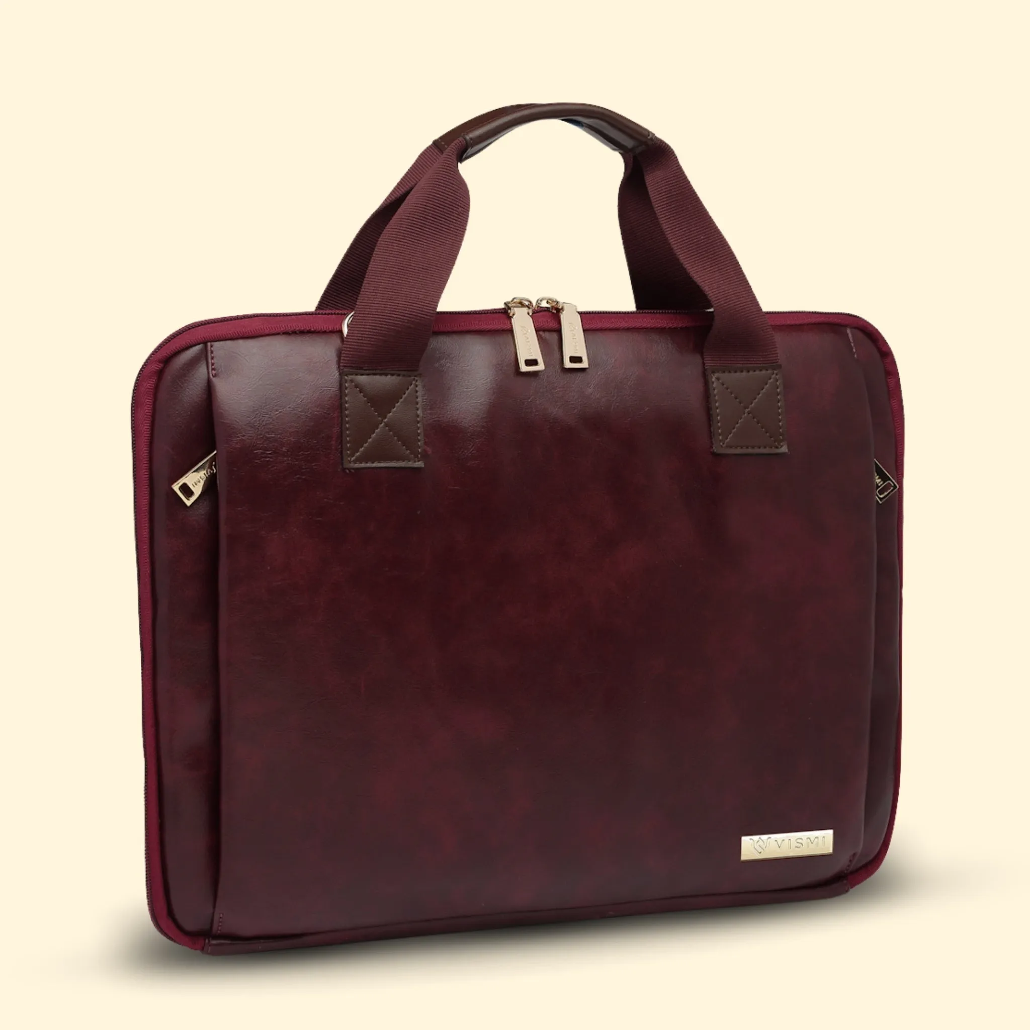 Timeless Unity Laptop Messenger Bag - Wine