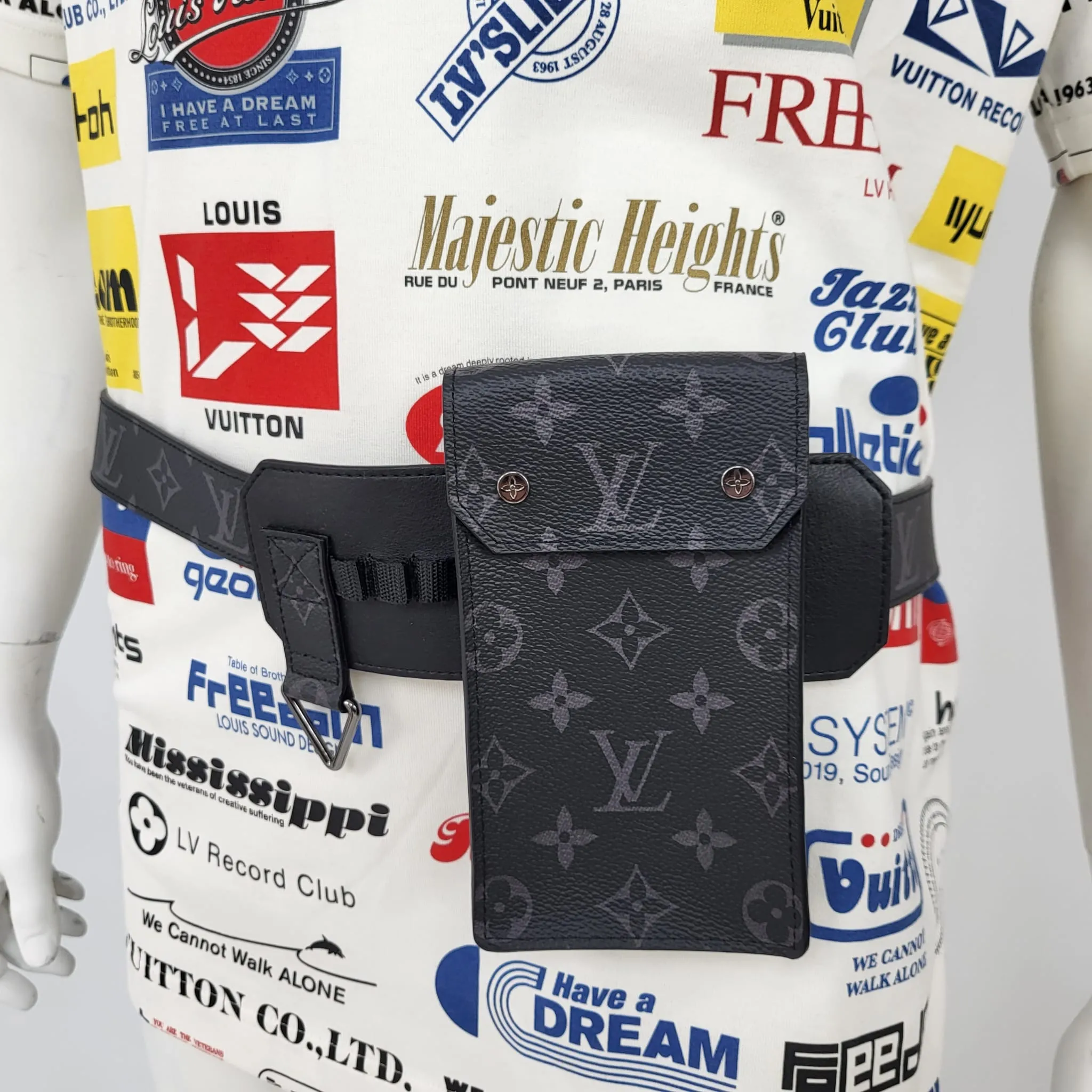 Utility 35 MM Belt Monogram Eclipse