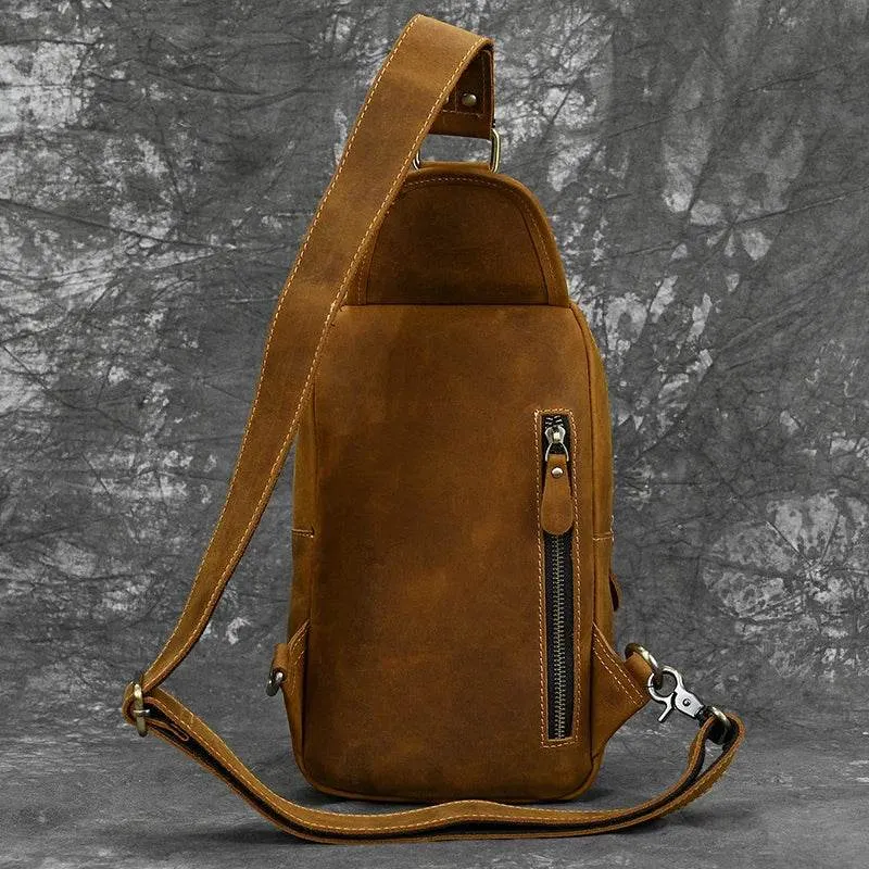VacationGrabs Mens Vintage Travel Chest Bag