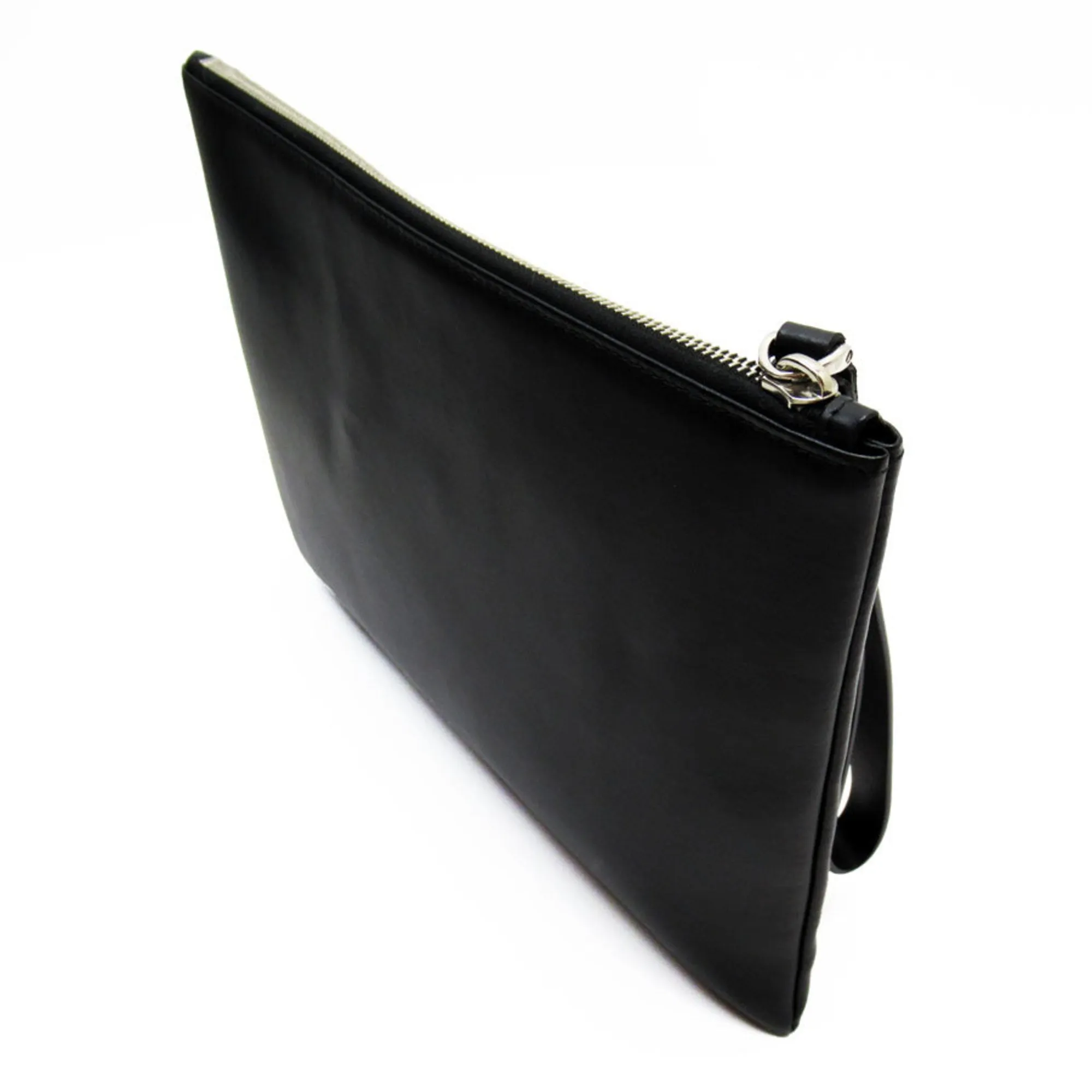 Valentino Garavani Clutch Bag Leather Black Men's Women's t19547i