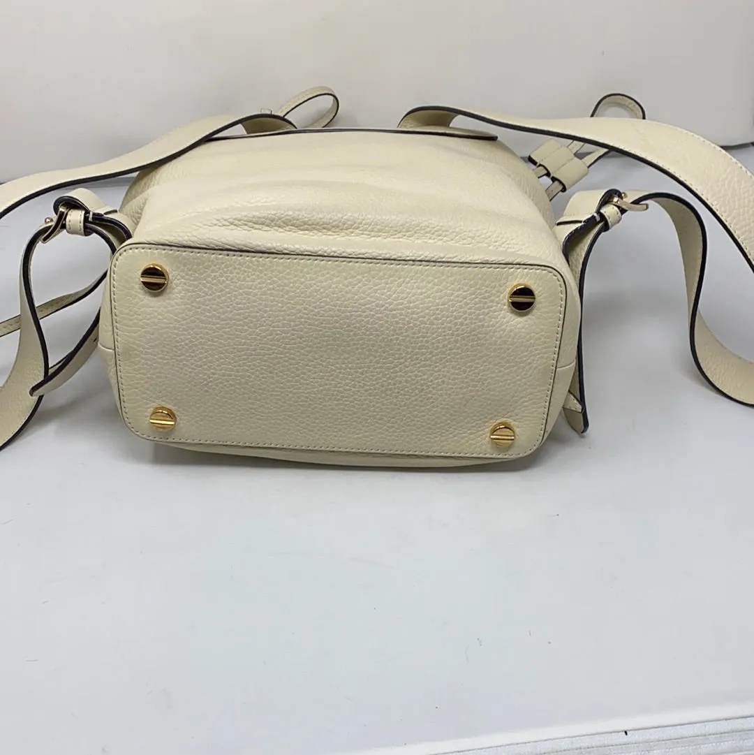 Valentino Ivory Leather Rockstud Backpack