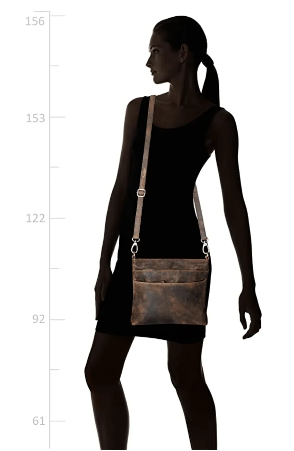 Vintage Buffalo Leather Crossbody