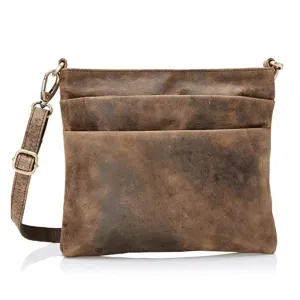 Vintage Buffalo Leather Crossbody