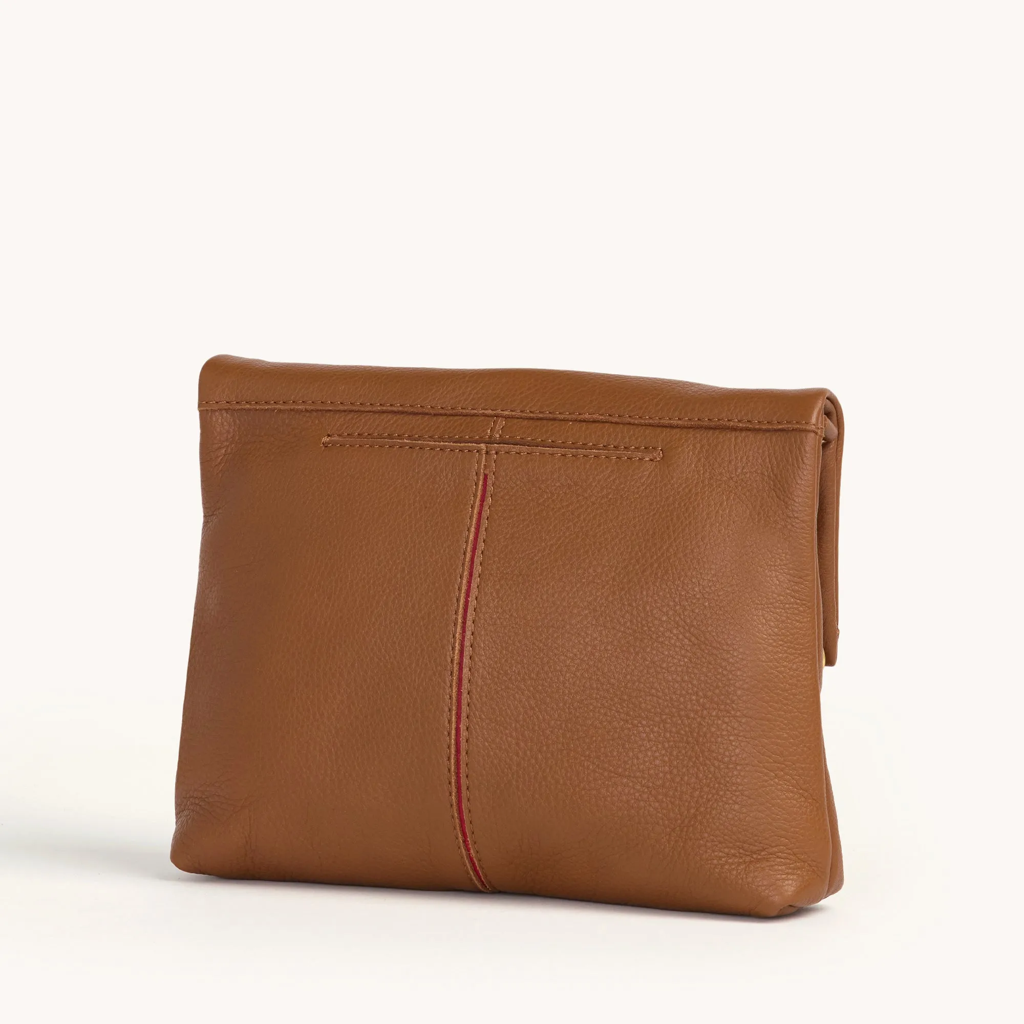 VIP | Mahogany Pebble/Brushed Gold Red Zip | Med