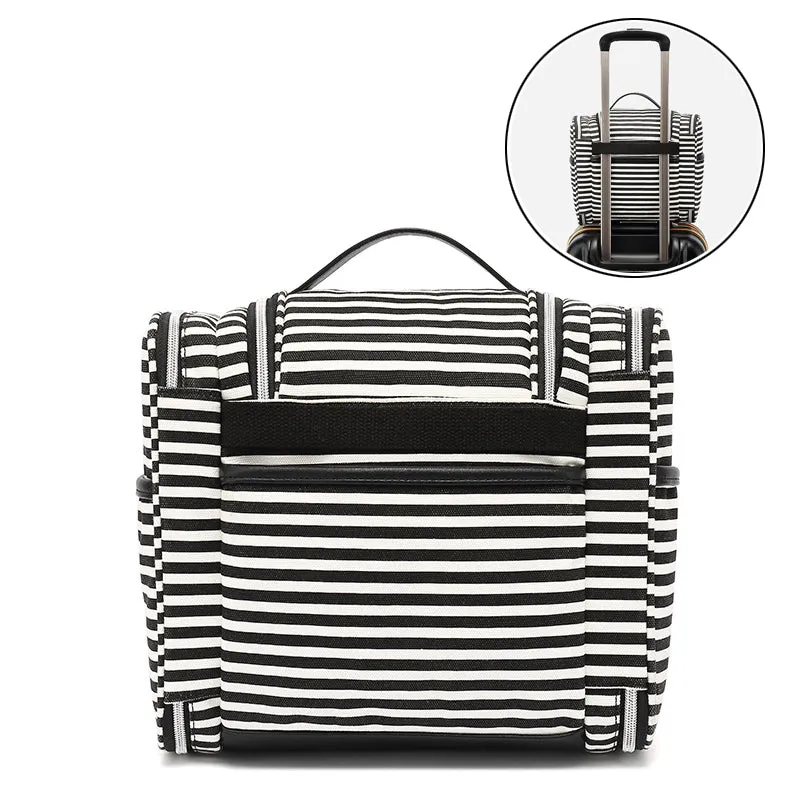 Waterproof Canvas Toiletry Bag Dopp Kit Stylish Cosmetic Bag For Women Gift For Her