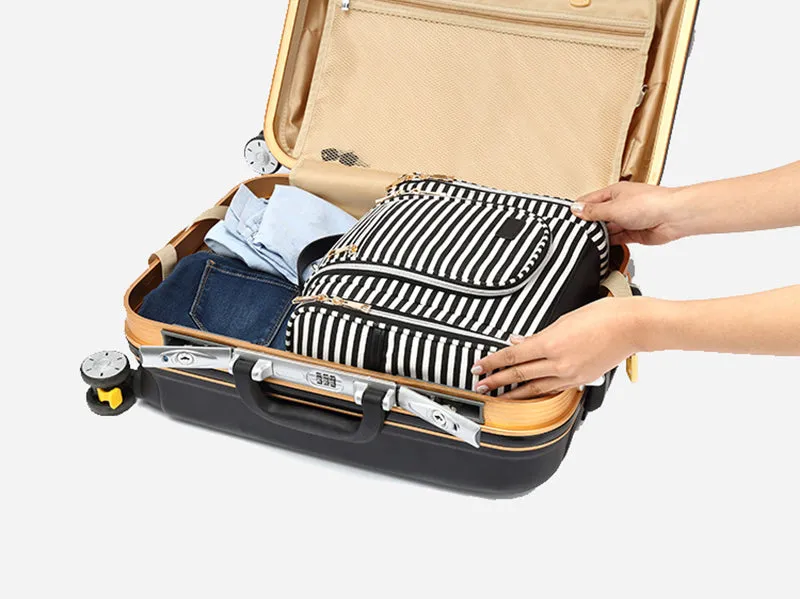 Waterproof Canvas Toiletry Bag Dopp Kit Stylish Cosmetic Bag For Women Gift For Her