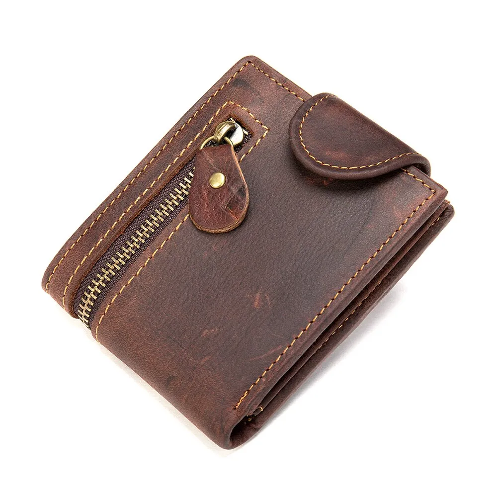 WESTAL Men's Wallet Genuine Leather Purse For Cards Small Wallets Male Coin Purse Short Leather Wallets Clutch Mens Money Bags
