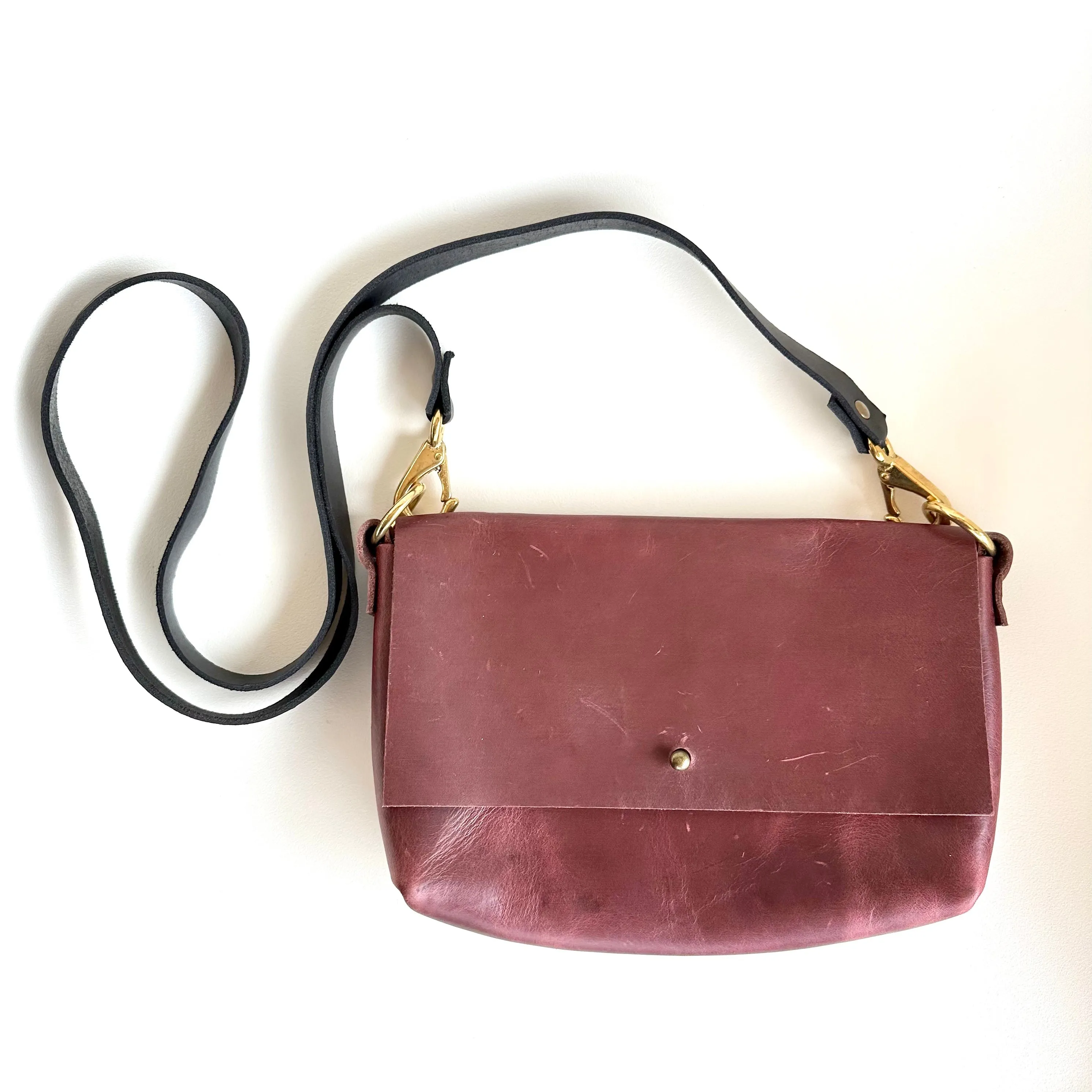 Wolf Leathers Crossbody Purse