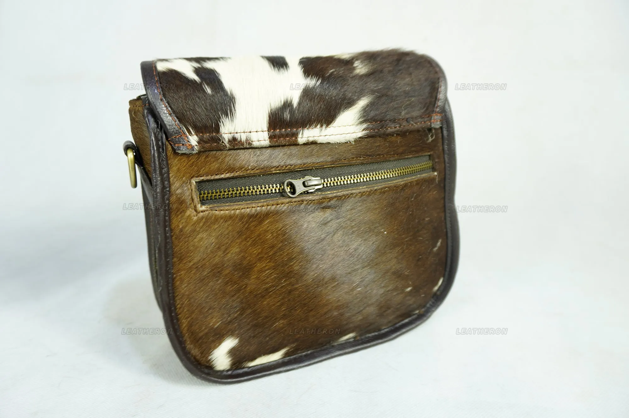 Women's Handmade Real Cowhide Leather Cross Body Bag - Durable and Stylish
