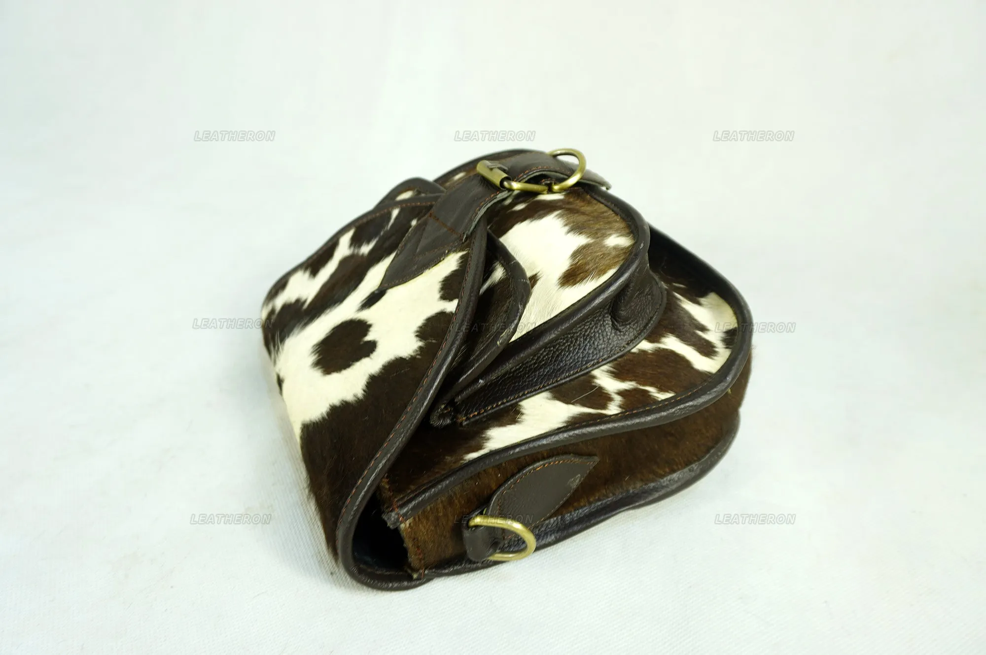Women's Handmade Real Cowhide Leather Cross Body Bag - Durable and Stylish