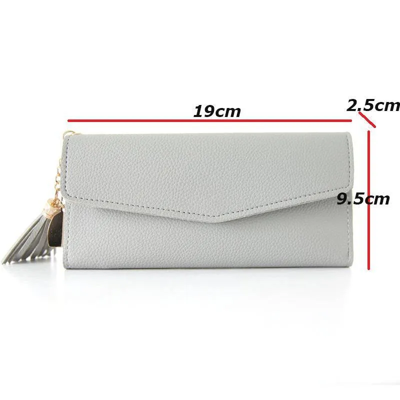 Women's PU Phone Holder Wallet Clutch Purse