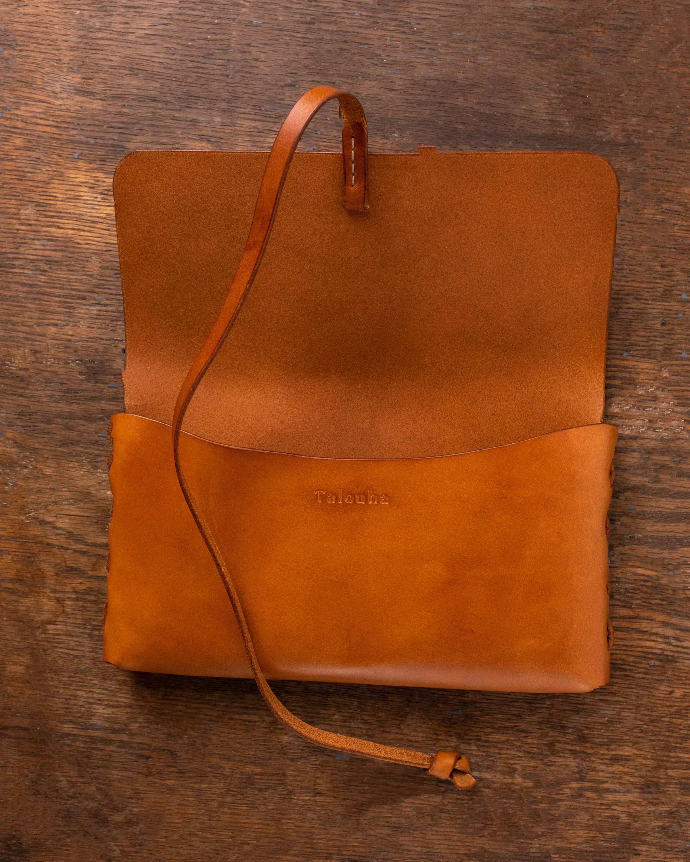 Woven Leather Clutch SALE
