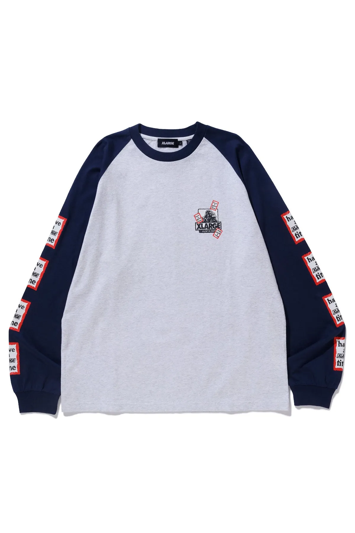 Xlarge × have a good time LS Tee - Navy