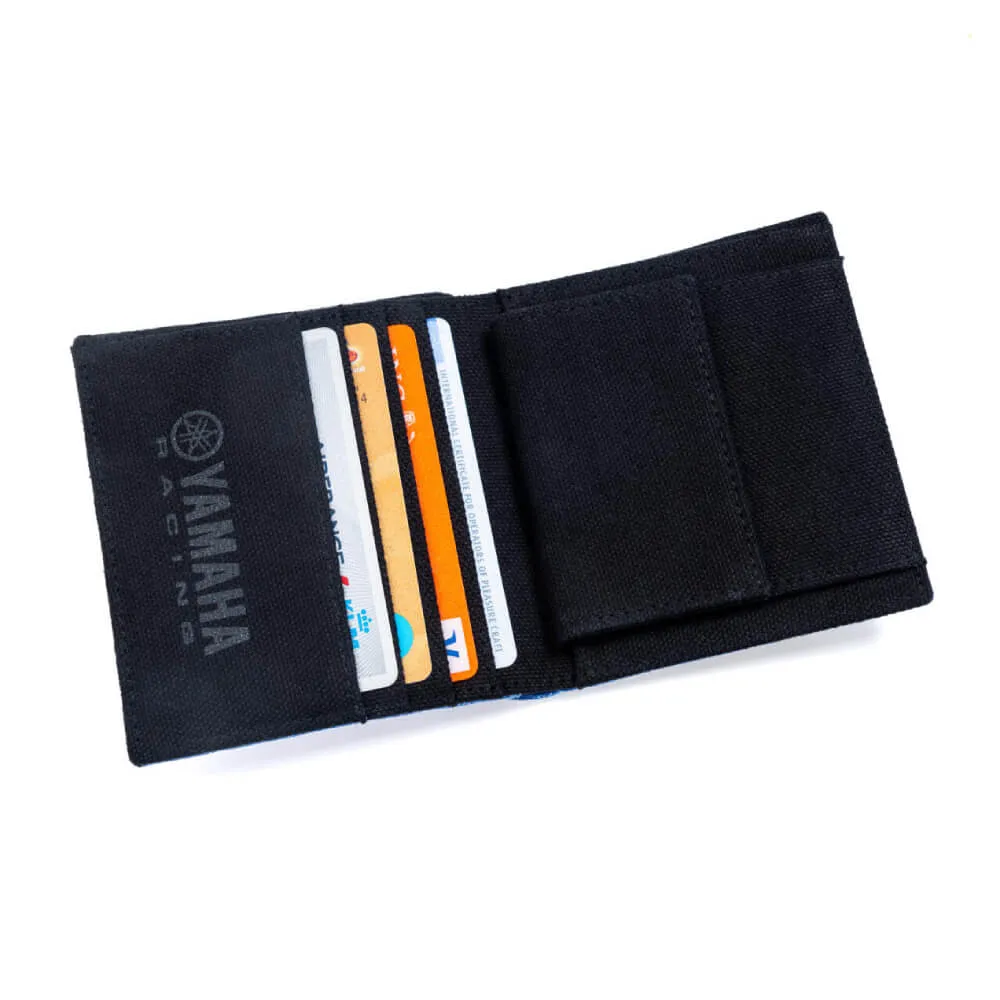 Yamaha Paddock Blue Canvas Wallet