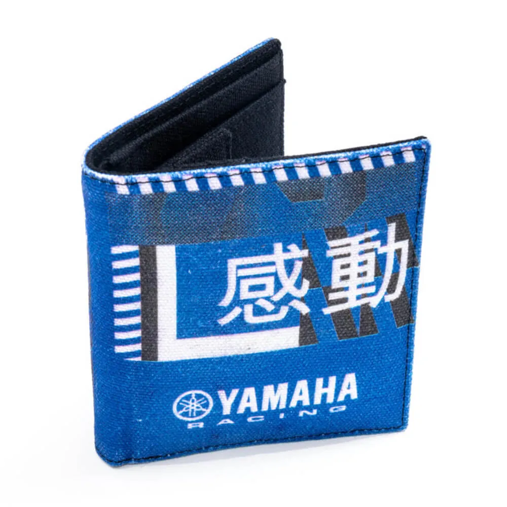 Yamaha Paddock Blue Canvas Wallet