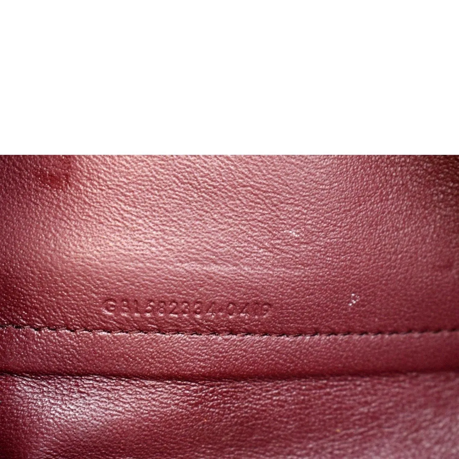 YVES SAINT LAURENT Cassandra Grain De Poudre Embossed Flap Crossbody Bag White